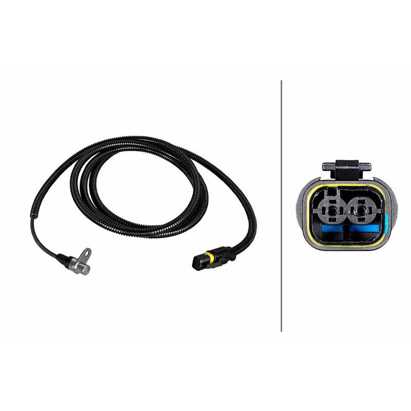 Hella ABS Wheel Speed Sensor Rear Right fits Man Tga 2001 on 18.280