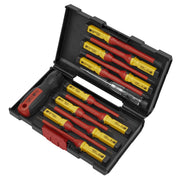 Sealey Screwdriver Set 13pc Interchangeable VDE Approved AK6128 Sealey - Dynamic Drive