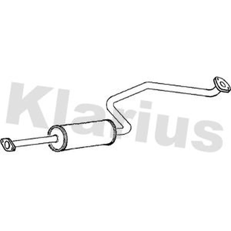 Klarius Box With Centre Pipe Centre fits Nissan Primera 2002-2008 1.8