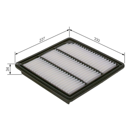 Bosch Engine Air Filter fits Fiat Freemont 2011-2015 2.0