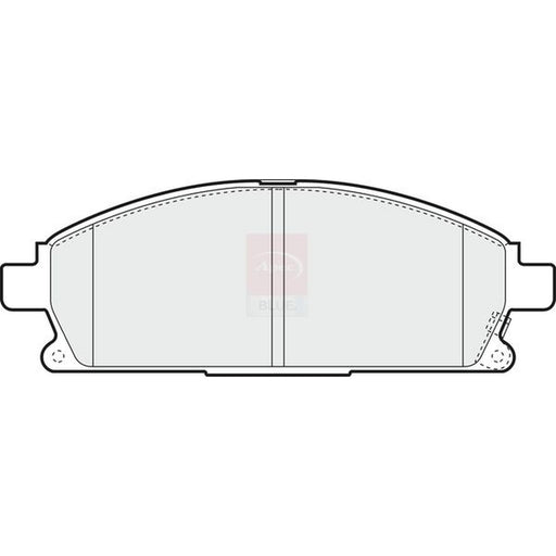 Apec Front Brake Pad Set fits Nissan Elgrand 1995-2010 2.5 3.0 3.2 3.5