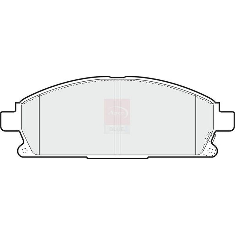 Apec Front Brake Pad Set fits Nissan Elgrand 1995-2010 2.5 3.0 3.2 3.5