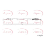 Apec Handbrake Cable Right Rear CAB1758