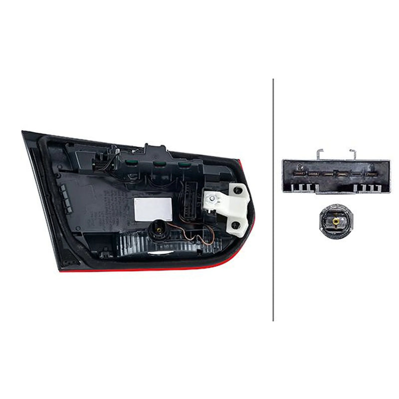 Hella Tail Light / Lamp H21W Right fits BMW 3 2011-2019