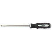 Draper 'Pound Thru' Plain Slot Soft Grip Screwdriver, 6.5 x 150mm 35183 Draper - Dynamic Drive