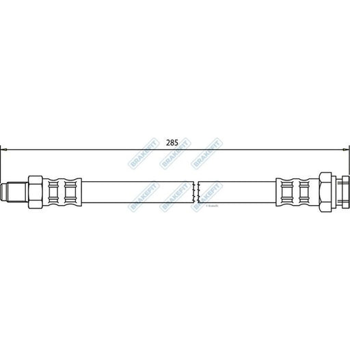 Apec Brake Hydraulic Hose Line inner BHO4024