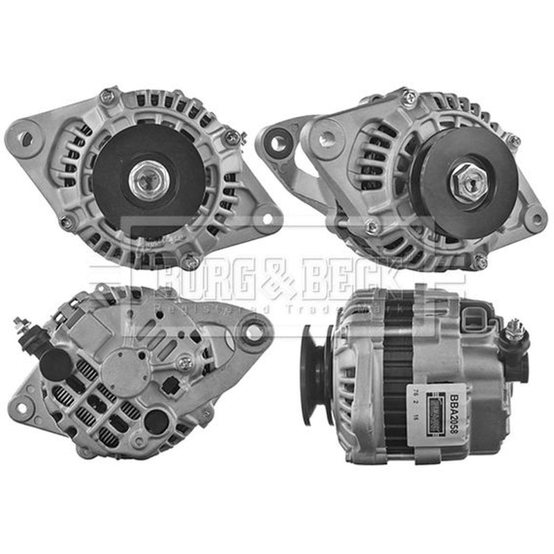 Borg & Beck Car Alternator 12V fits Mazda MX-5 1990-1998 1.6