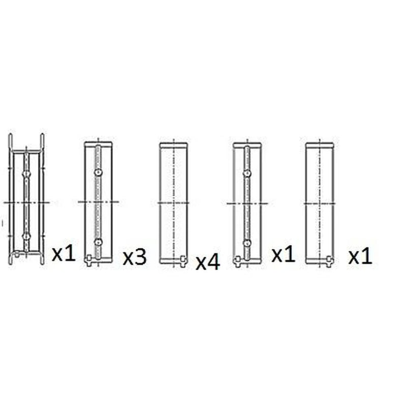 FAI Main Bearing Set 61mm fits BMW 1 2004-2013