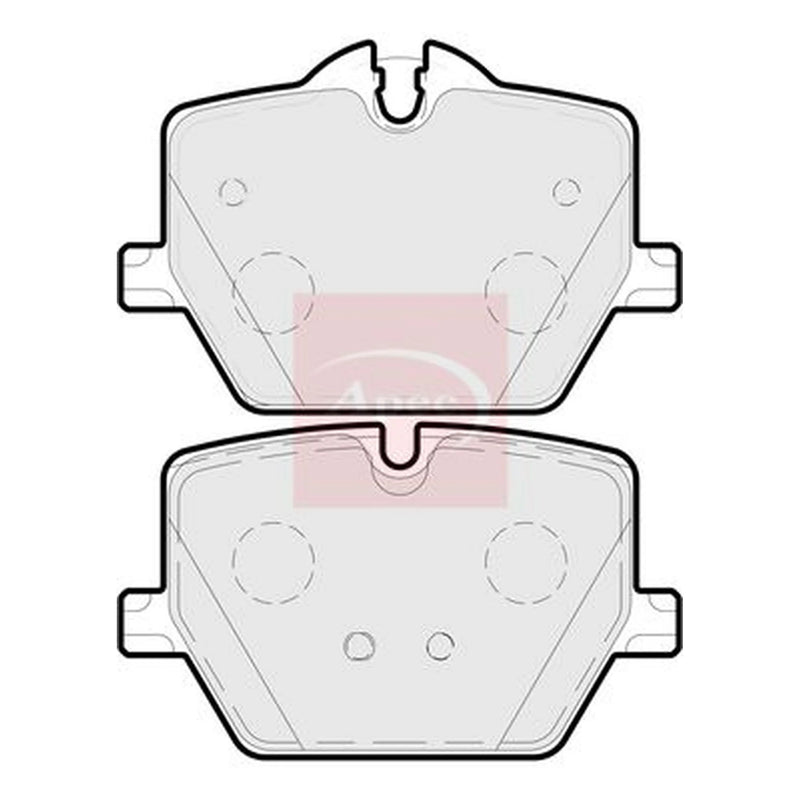 Apec Rear Brake Pad Set PAD2296