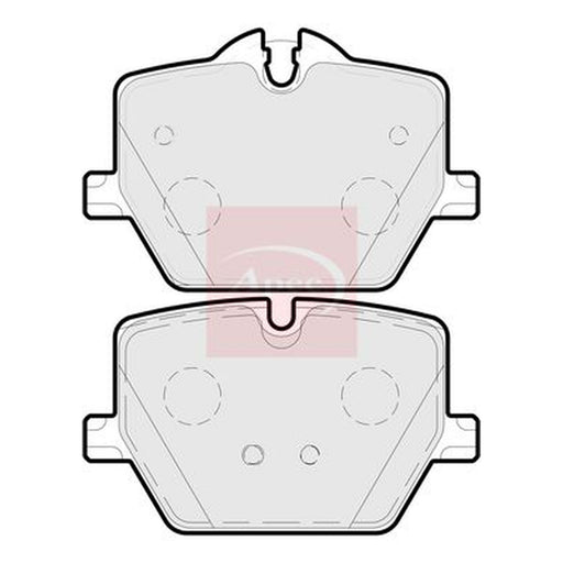 Apec Rear Brake Pad Set fits BMW 2 2021-2022