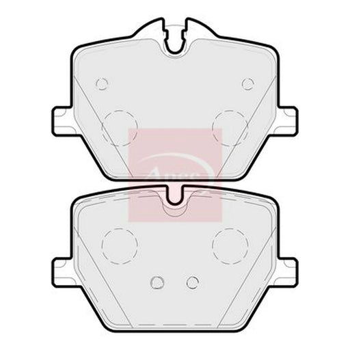 Apec Rear Brake Pad Set PAD2296