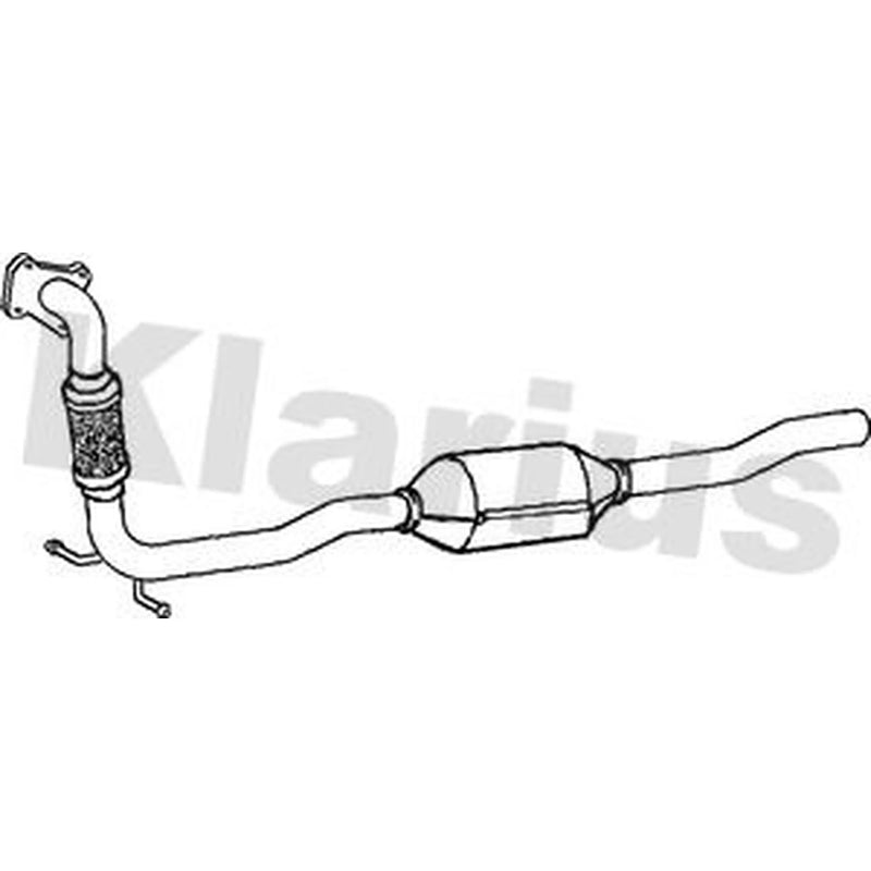 Klarius Catalyst Type Approved With Pipe Front fits Seat Arosa 2000-2004 1.4