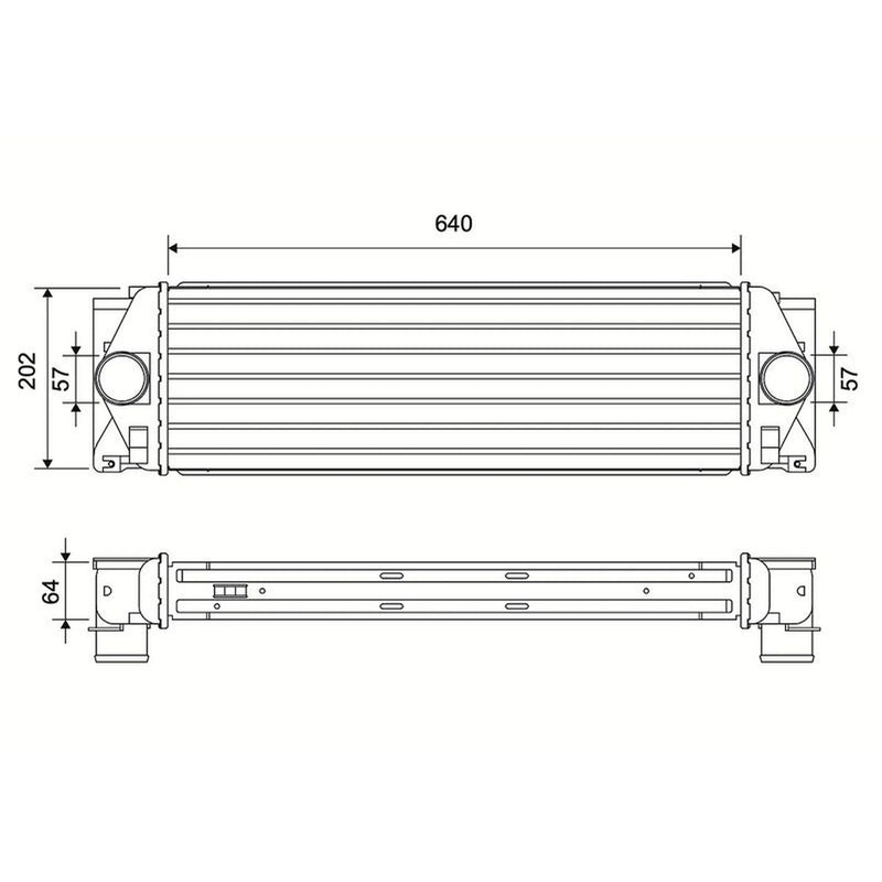 Valeo Intercooler (Charge Air Cooler) 881575