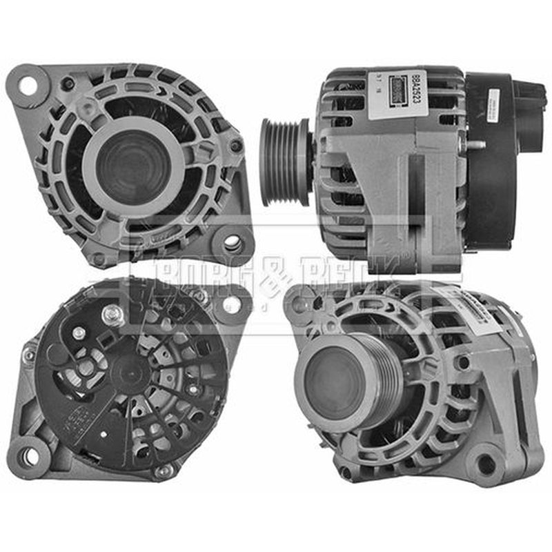 Borg & Beck Car Alternator 12V fits Alfa Romeo 159 2005-2011 1.9