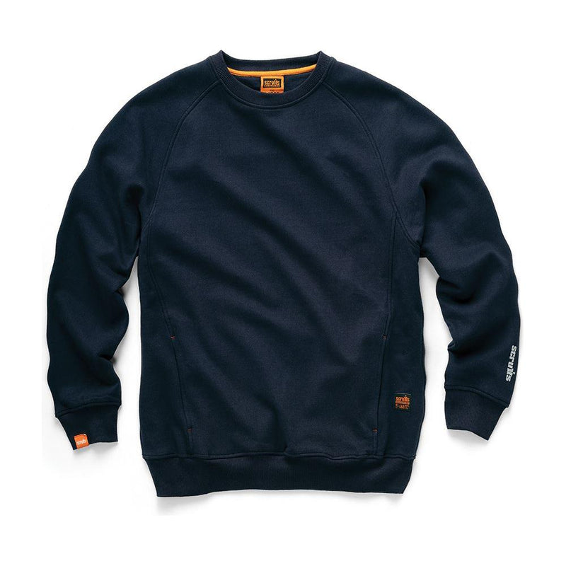 Scruffs Eco Worker Sweatshirt Navy XS Scruffs - Dynamic Drive