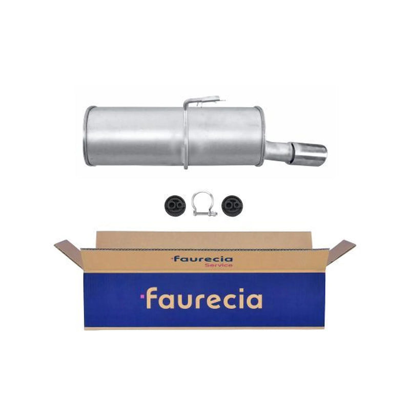Hella End Silencer Rear fits Peugeot 406 2000-2004 1.8