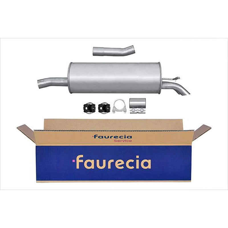 Hella End Silencer Rear fits Citroën C5 I 2001-2004 2.2