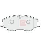 Apec Front Brake Pad Set fits Mercedes-Benz Eqv 2020 on 447.813 447.815