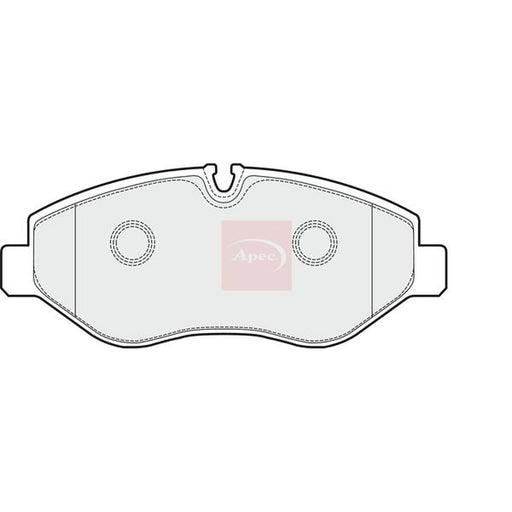 Apec Front Brake Pad Set fits Mercedes-Benz Eqv 2020 on 447.813 447.815