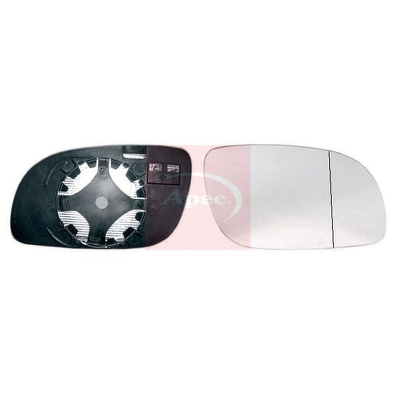 Apec Exterior Wing Mirror Glass Right fits VW Touran 2003-2010 1.4 1.6 1.9 2.0