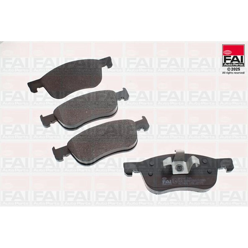 FAI Front Brake Pad Set fits Ford Fiesta VII 2017-2021 1.0 1.1 1.5