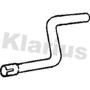 Klarius Exhaust Pipe OD fits Ford Mondeo III Turnier 2000-2007 2.0