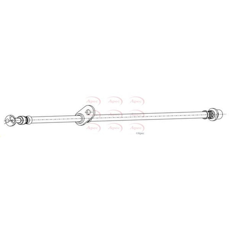 Apec Brake Hydraulic Hose Line Front Right fits Subaru Forester 2008-2013