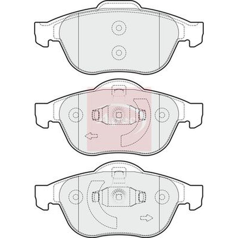 Apec Front & Rear Brake Discs & Pads fits Renault Grand Scénic II 2005-2008 2.0
