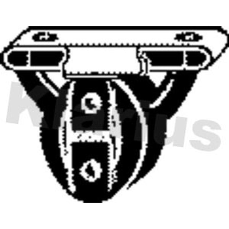 Klarius Exhaust System Mount Rubber fits Daihatsu Storia 2000-2005 1.3