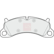 Apec Front Brake Pad Set PAD1947