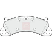 Apec Front Brake Pad Set fits Porsche 911 2011-2019 3.4 3.8