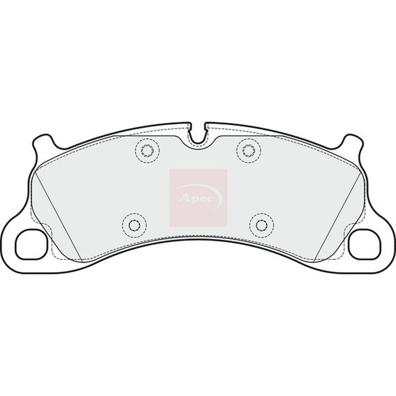 Apec Front Brake Pad Set fits Porsche 911 2011-2019 3.4 3.8