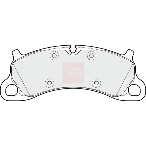 Apec Front Brake Pad Set fits Porsche 911 2011-2019 3.4 3.8