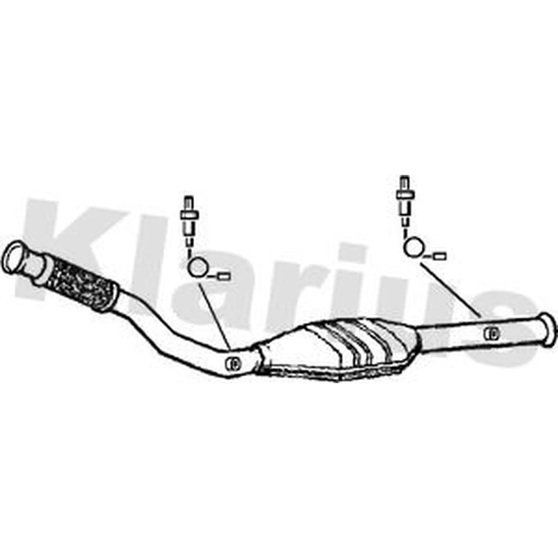 Klarius Catalyst Type Approved With Pipe Front fits Citroën Xsara Picasso