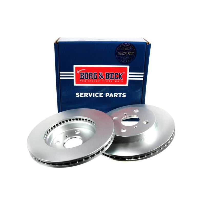 Borg & Beck 2 x Vented Front Brake Discs BBD6319