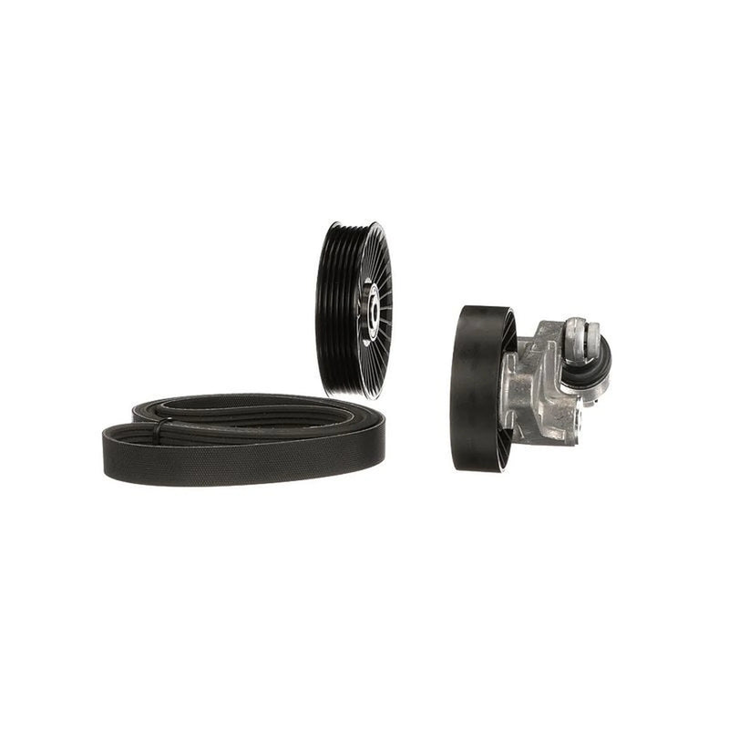 Gates V-Ribbed Belt Set fits Opel Astra G 1998-2005 2.0 2.2