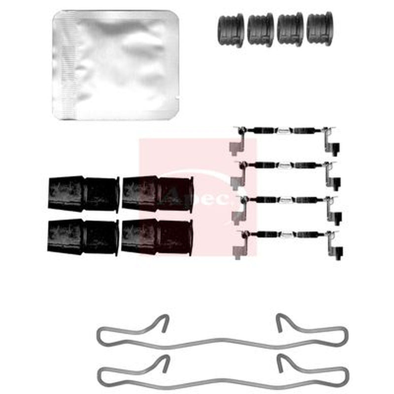 Apec Brake Pad Accessory Fitting Kit Rear fits Dacia Duster 2023 on 1.2 1.6