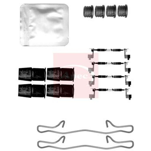 Apec Brake Pad Accessory Fitting Kit Rear fits Dacia Duster 2023 on 1.2 1.6