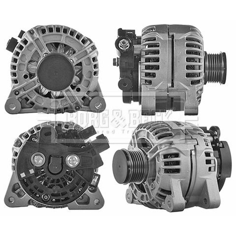 Borg & Beck Car Alternator 12V fits Citroën Berlingo First 2005-2011 1.6