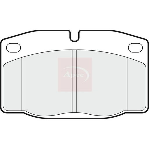 Apec Front Brake Pad Set PAD581