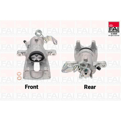 FAI Brake Caliper Assembly Rear Right fits Opel Astra G 1998-2009