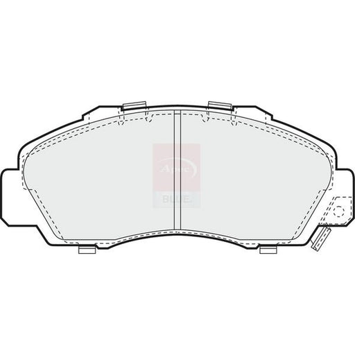 Apec Front Brake Vented Discs & Pads fits Honda Integra 2002-2008 2.0