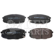 Key Parts Front & Rear Pads fits Kia Pro Cee'D 2008-2013 1.4 1.6 2.0