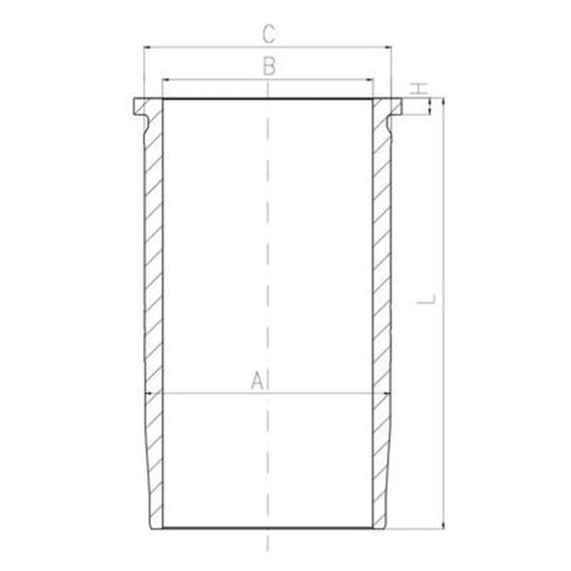 Mahle Engine Cylinder Liner Sleeve 150mm