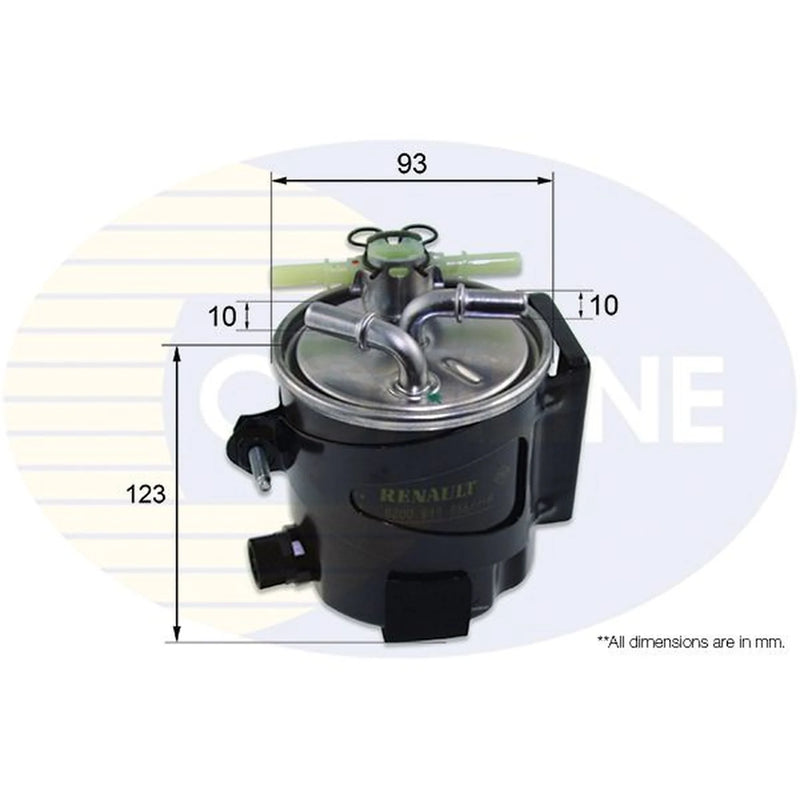Comline Fuel Filter Element fits Renault Megane II 2005-2008 2.0