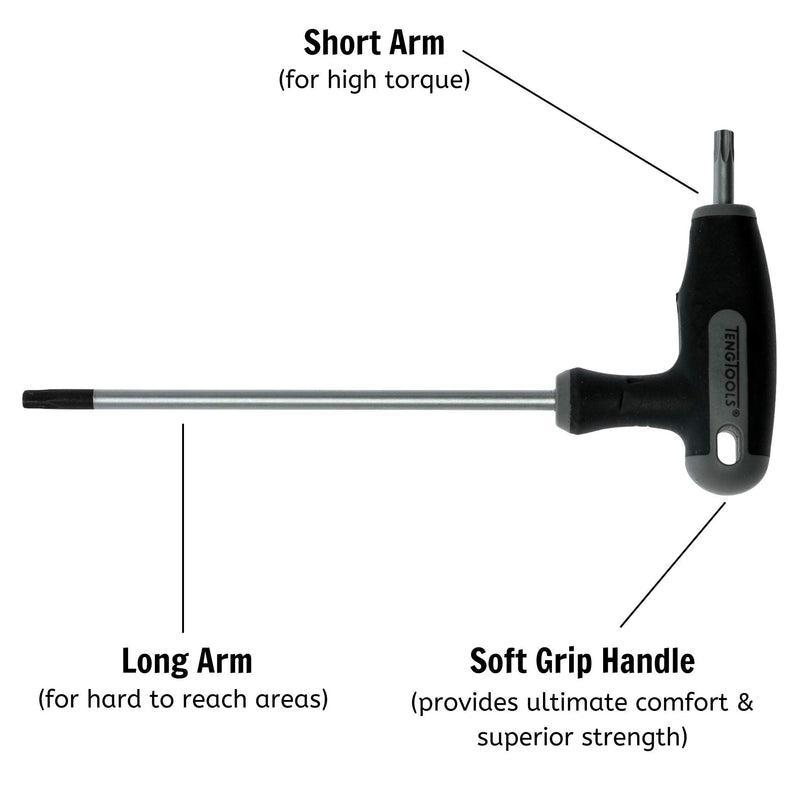 Teng Tools T Handle Ball Point TX Key TX55 Teng Tools - Dynamic Drive
