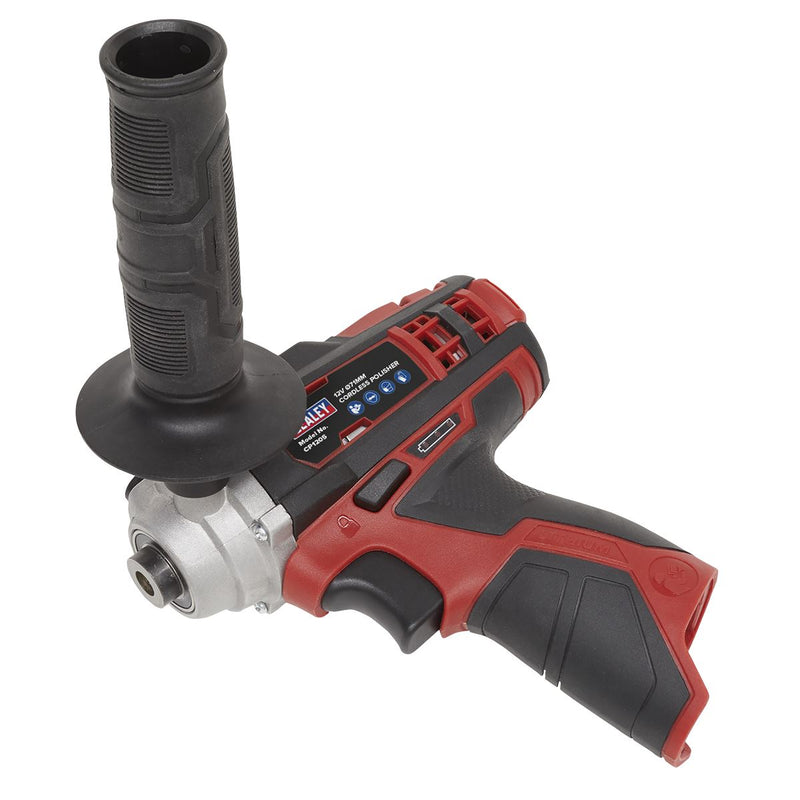 Sealey Cordless Polisher Buffer 12V 71mm Variable Speed Li-ion Body Only Sealey  - Dynamic Drive