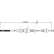 Apec Handbrake Cable Left Rear CAB1349