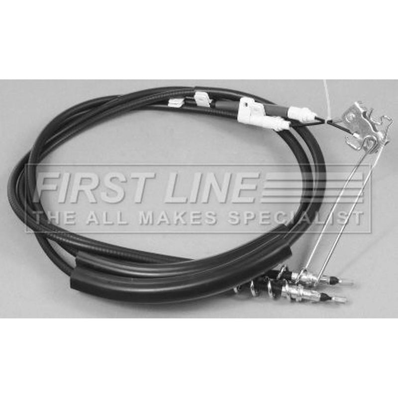First Line Handbrake Cable Left Rear fits Ford Transit Connect 2002-2013 1.8