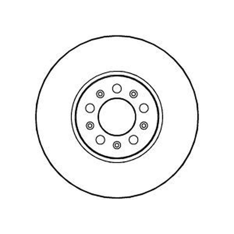 Abtex 2 x Vented Front Brake Discs BD594V-x2